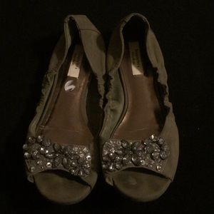 Pre-owned Vera Wang Ballet Flats